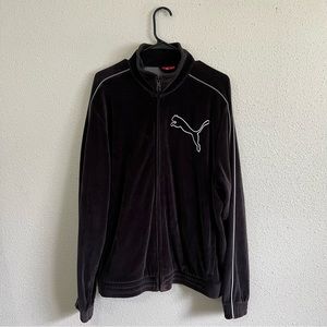 Puma Men’s Gray Zip Up Hoodie